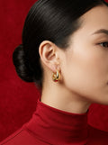 The Chunky Teardrop Hoops