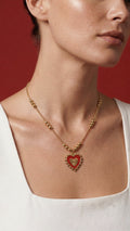 The Bestie Heart Necklace